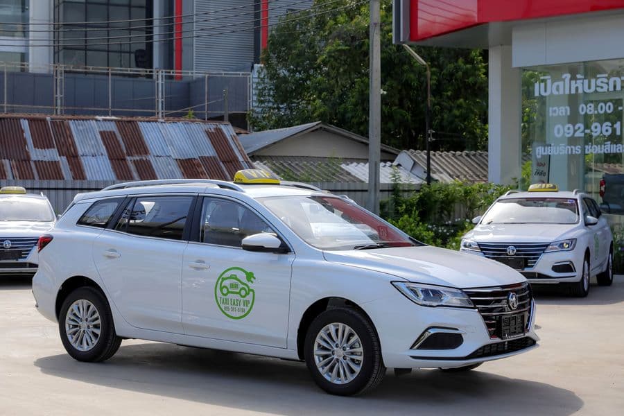 EasyVolt EV taxi fleet operating in Phuket